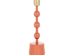 Geemailleerde Aluminium Kandelaar - H.26,5 Cm - Terracotta - Parina-OZAIA Online