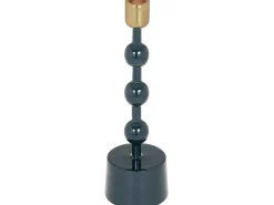Geemailleerde Aluminium Kandelaar - H.26,5 Cm - Eend Blauw - Parina-OZAIA Online