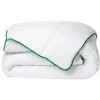 Gematigd Dekbed Met Natuurlijke Antimijtbehandeling Van Van Microvezel - 240 X 260 Cm - 300 G/M - Groene Bies - Azylia Ii-DREAMEA Hot