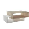 Gemini Koffietafel, Wit, Sonoma, 100X60X35 Cm, Epikasa-Homemania Discount
