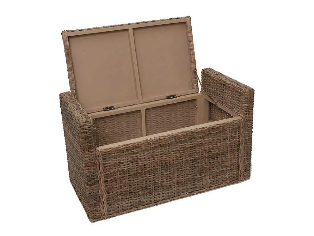 Genua Rotan Opbergkist, Cubu Grijs-Vente-unique Sale