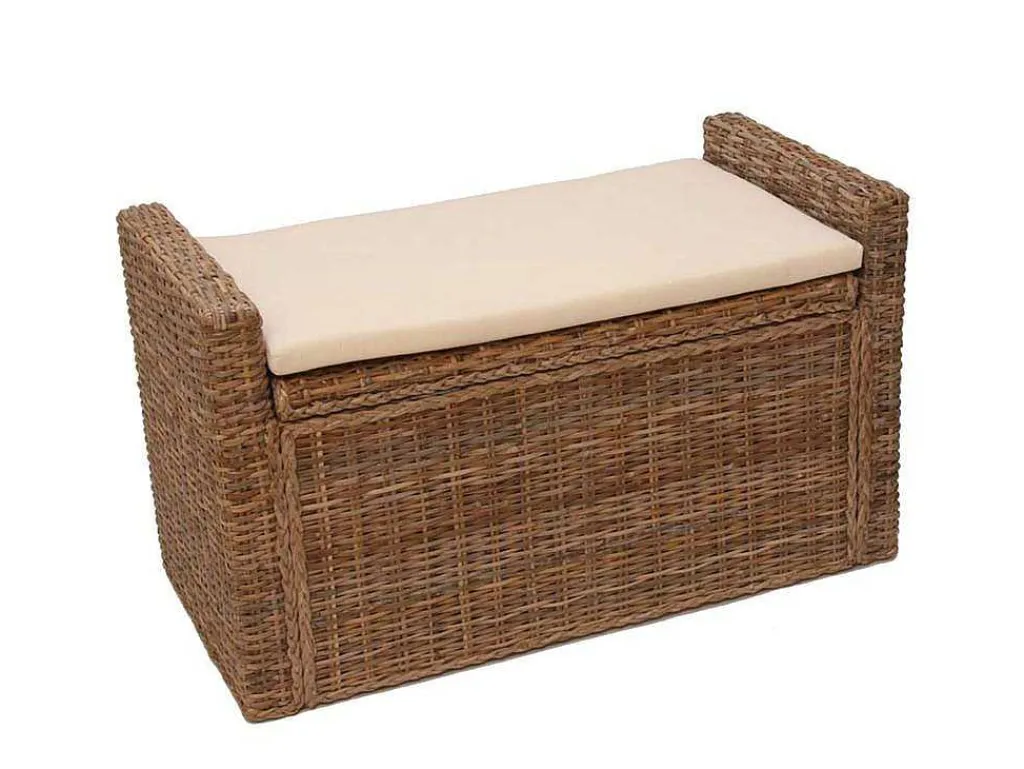 Genua Rotan Opbergkist, Cubu Grijs-Vente-unique Sale