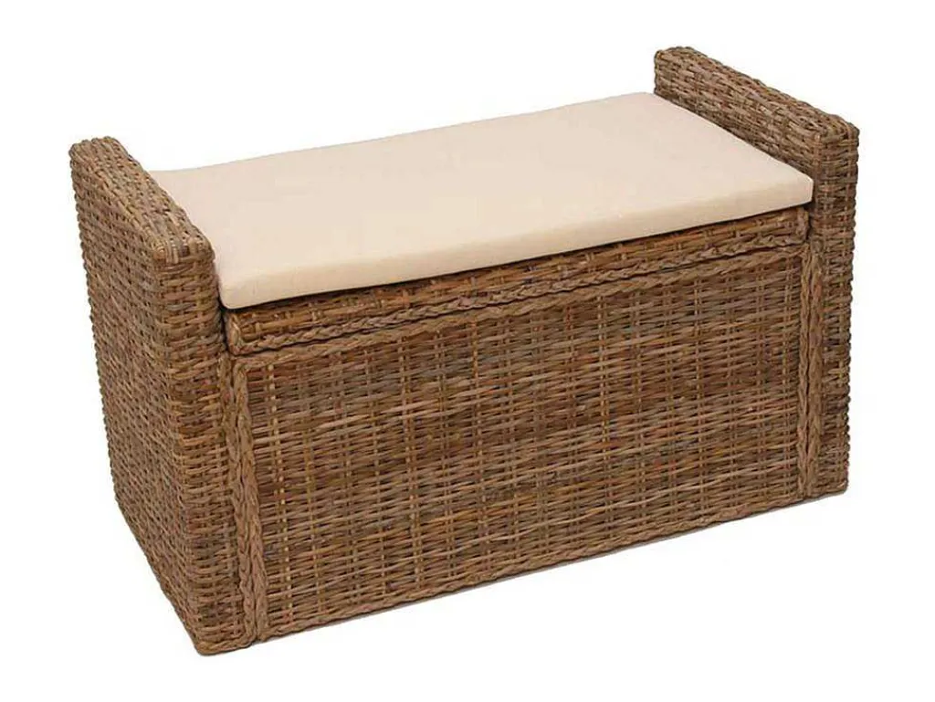 Genua Rotan Opbergkist, Cubu Grijs-Vente-unique Sale