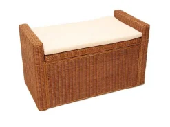 Genua Rotan Opbergkist, Honingkleurig-Vente-unique New