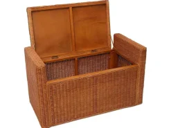 Genua Rotan Opbergkist, Honingkleurig-Vente-unique New