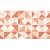 Geometrisch Gangtapijt Van Vinyl - 66 X 160 Cm - Oranje - Myrala-OZAIA Online