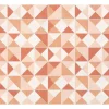 Geometrisch Tapijt Van Vinyl - 120 X 180 Cm - Oranje - Myrala-OZAIA Clearance
