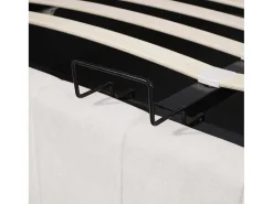 Gestoffeerd Opbergbed - 140X200Cm - Stof Fluweel - Beige-ModernLuxe Sale