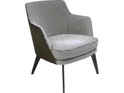 Gestoffeerde Armstoel In Houndstooth Stof 5011-Angel Cerda Sale