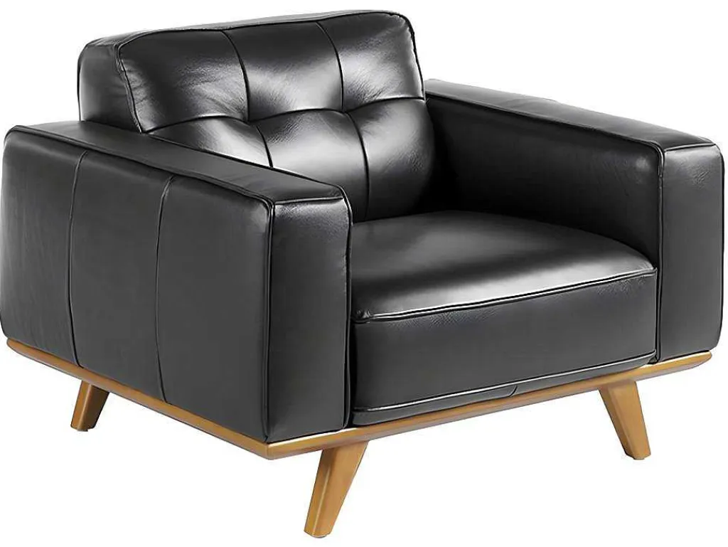 Gestoffeerde Fauteuil Capitone Rundleder 5037-Angel Cerda Clearance