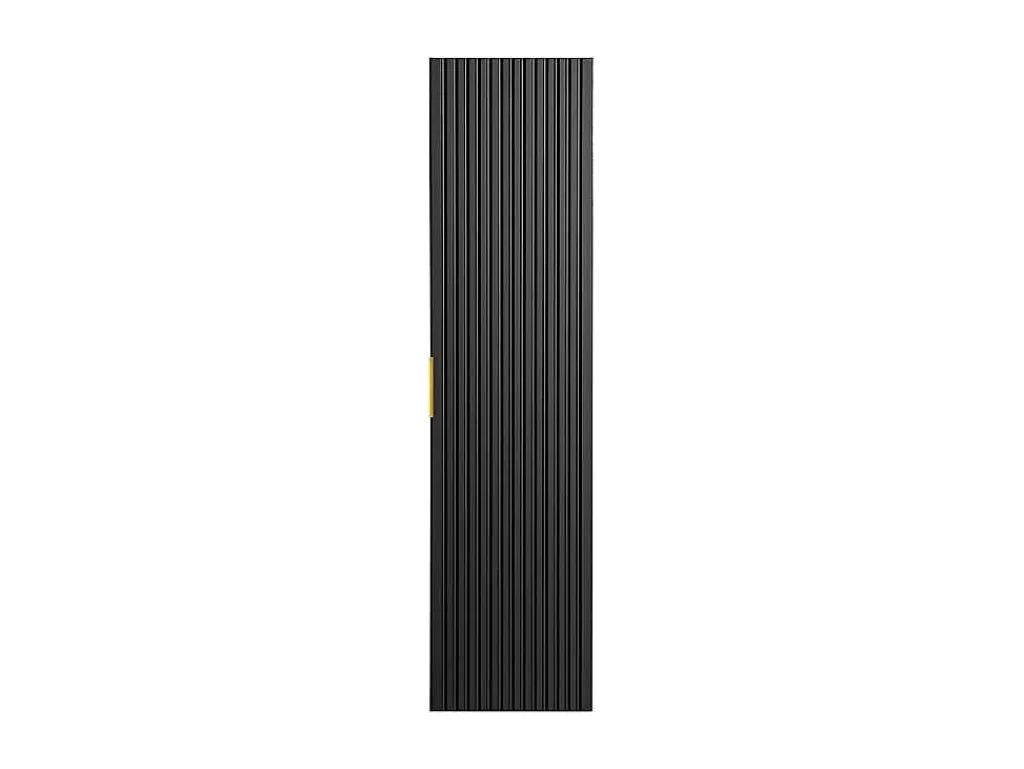 Gestreepte Hangende Badkamerkolom - Zwart - H140 Cm - Zevara-Vente-unique Outlet