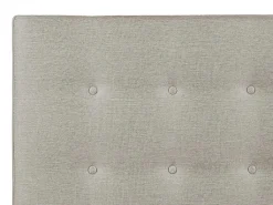 Gewatteerd Hoofdbord Francesco - 140 Cm - Stof - Beige-Vente-unique