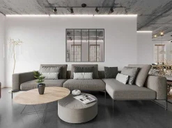 Glazen Binnenraam Bayview Van Aluminium Met Zwarte Poedercoating - 150 X 130 Cm-Vente-unique Outlet