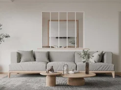 Glazen Binnenraam Bayview - Wit - 150 X 130 Cm - Aluminium-Vente-unique Outlet