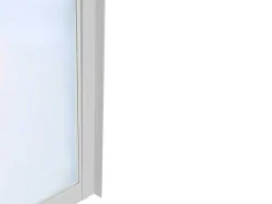 Glazen Binnenraam Bayview In Aluminium Met Witte Poedercoating - 180X105 Cm-Vente-unique Sale
