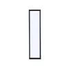 Glazen Binnenraam In Aluminium Met Poedercoating - 30 X 130 Cm - Zwart - Bayview-Vente-unique