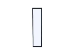 Glazen Binnenraam In Aluminium Met Poedercoating - 30 X 130 Cm - Zwart - Bayview-Vente-unique