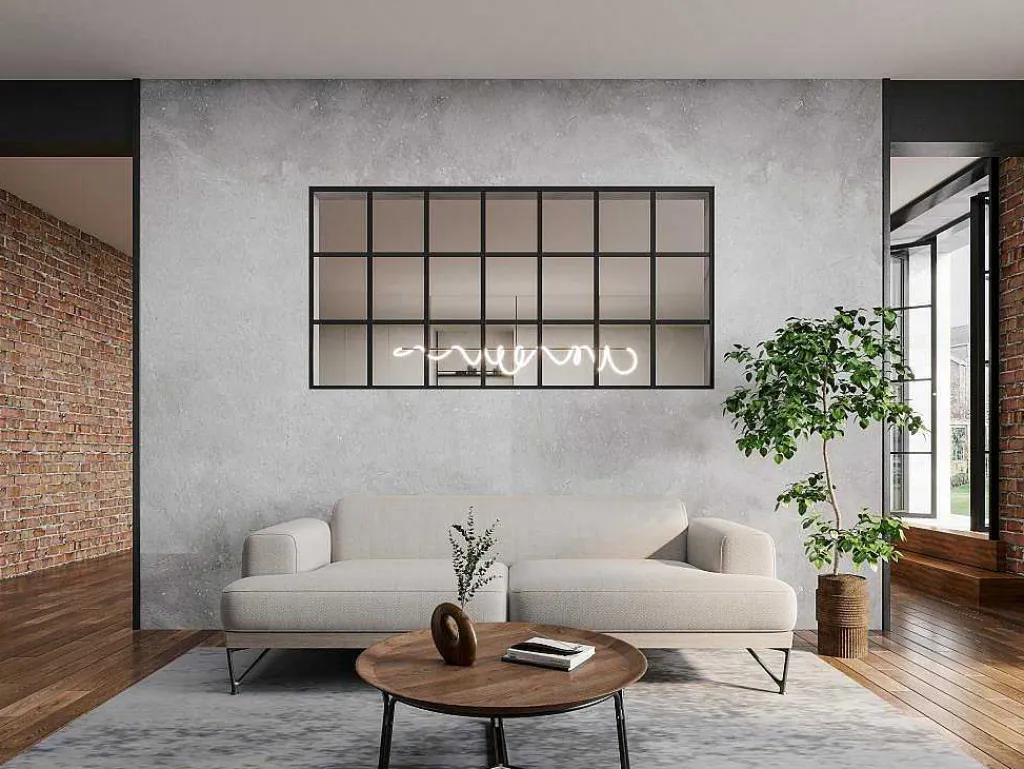 Glazen Binnenraam In Orangeriestijl Van Gepoederlakt Aluminium 210 X 105 Cm Zwart Oransa-Vente-unique Discount