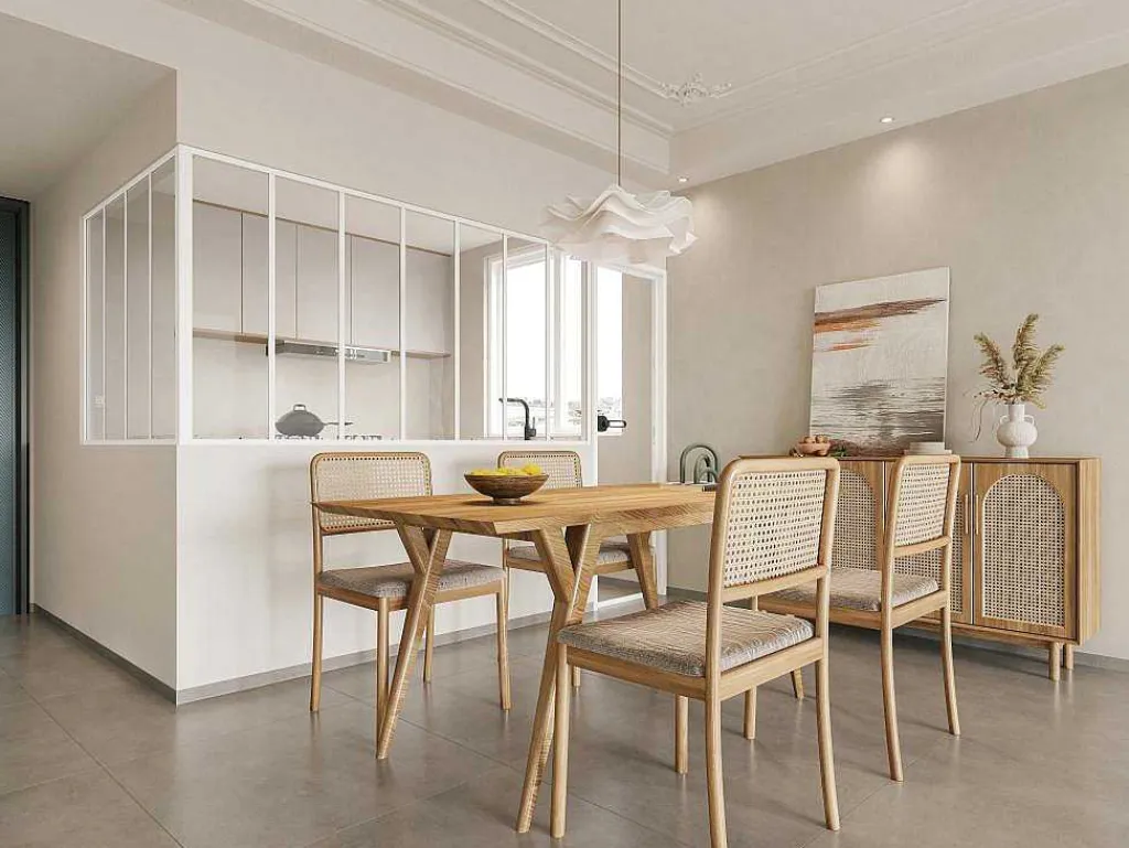 Glazen Hoekbinnenraam In Industriele Stijl In Gepoederlakt Aluminium L210 X L120 X H105 Wit Bayview-Vente-unique
