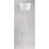 Glenn Vloerlamp, Wit, 40X40X162 Cm,-EPIKASA