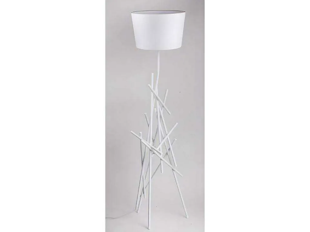 Glenn Vloerlamp, Wit, 40X40X162 Cm,-EPIKASA