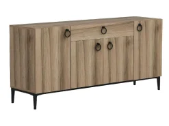 Gloria Multifunctioneel Kabinet, Walnoot, 160X42X75 Cm,-EPIKASA