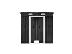 Grijs Metalen Tuinhuisje Van Gegalvaniseerd Staal 2,3 M - Manso-EXPERTLAND Discount