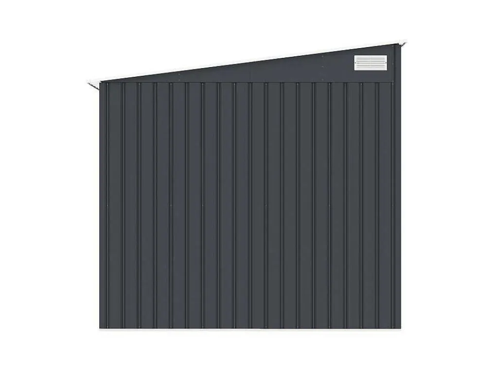 Grijs Metalen Tuinhuisje Van Gegalvaniseerd Antracietkleurig Staal 4,97 M - Daustin-EXPERTLAND Discount