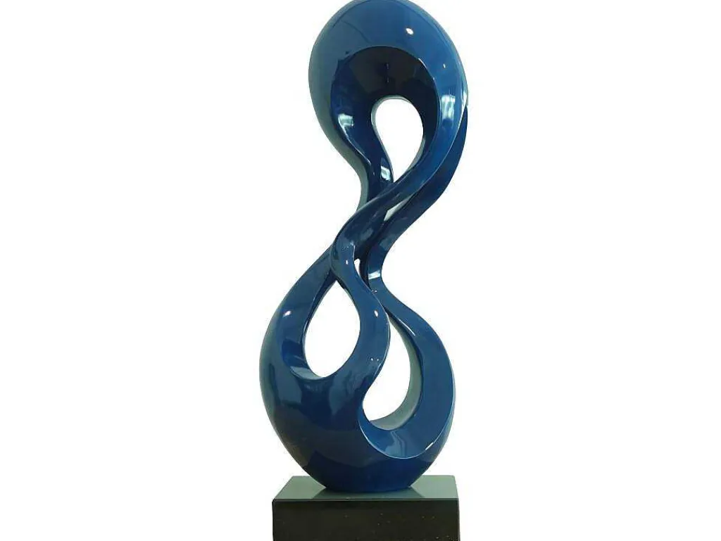 Groot Beeld Cecilia Van Nachtblauw - L25 X H79 Cm-OZAIA