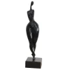 Groot Beeld Madison - Hars - L12 X H50 Cm - Zwart-OZAIA Clearance