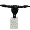 Groot Beeld Soledad Ii Van Hars - L.73 X H.57 Cm - Zwart-OZAIA Clearance