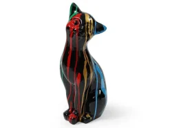 Groot Kattenstandbeeld Van Hars L24 X B13 X H53 Cm Meerdere Kleuren Miniria-OZAIA Hot