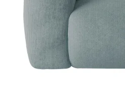 Grote Hoekbank Met Hoek Rechts Van Blauwe Stof Met Textuur Pogni Van Maison Cephy-Maison Céphy Hot