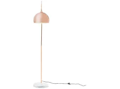 Grote Staande Lamp Met Boog Art Deco Ombrage - Metaal En Marmer - H. 180 Cm - Koperkleur-OZAIA Clearance