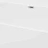 Halfvrijstaand Bad - 175 Liter - 130 X 71,5 X 58 Cm - Wit - Acryl - Divina-Shower & Design Online