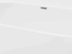 Halfvrijstaand Bad - 175 Liter - 130 X 71,5 X 58 Cm - Wit - Acryl - Divina-Shower & Design Online