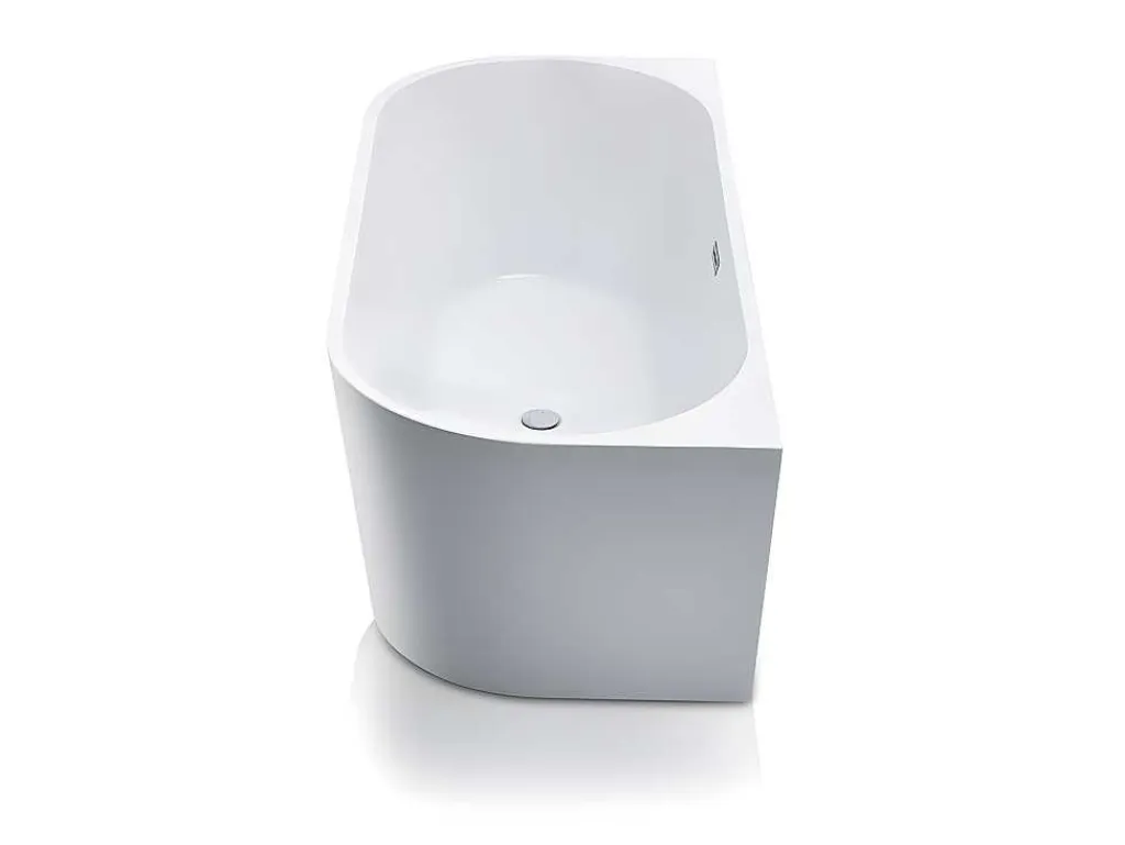 Halfvrijstaande Badkuip Divina - 170 X 75 X 58 Cm - 245L- Wit-Shower & Design Online
