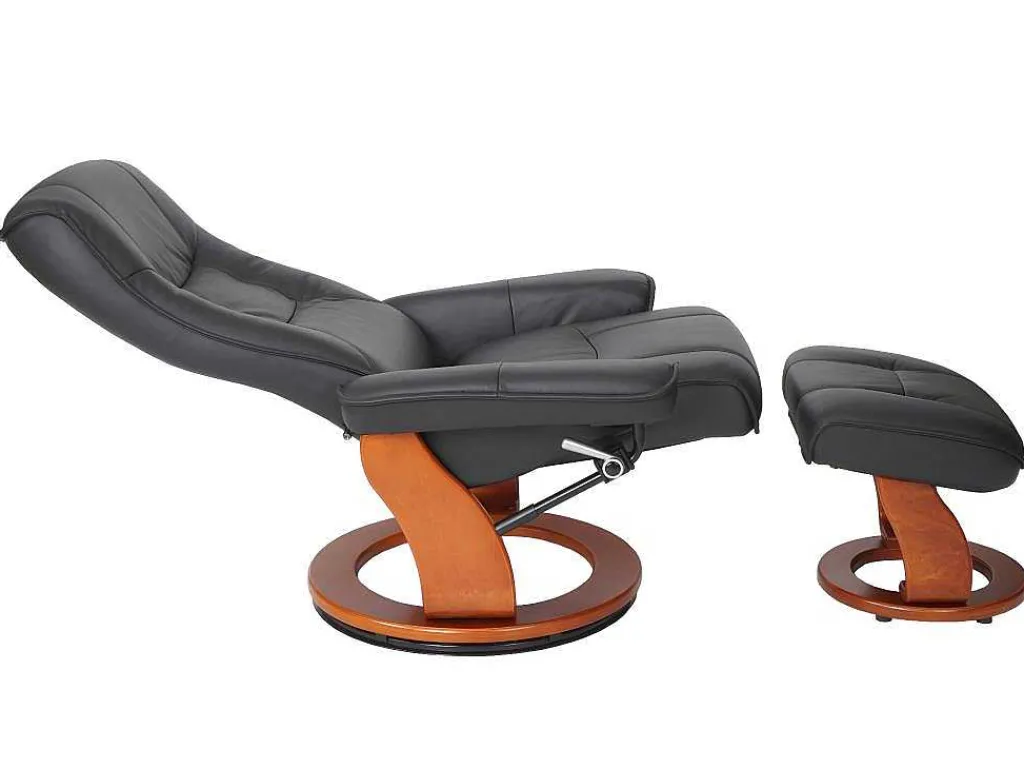 Halifax Fauteuil, Zwart, Honingkleurig-Vente-unique Online