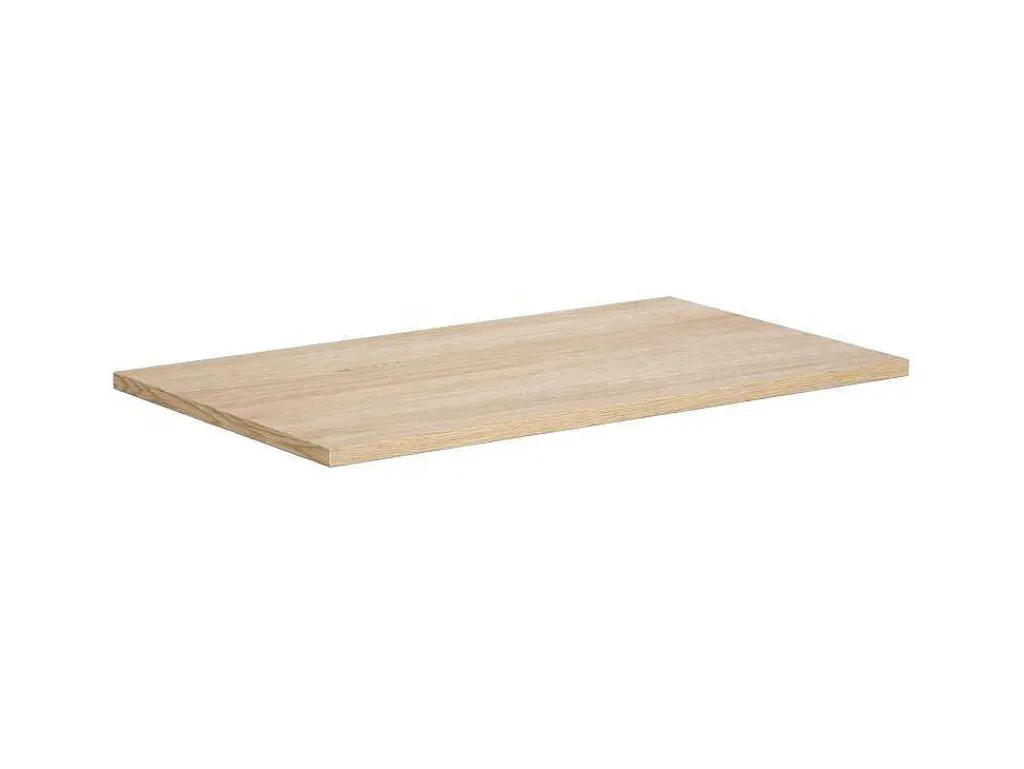 Hangend Wastafelmeubel Met Opzetwastafel In Steen Eikenfineer 80 Cm Mesliva-Vente-unique Hot