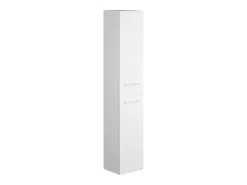 Hangende Badkamerkolom - 6 Planken - Wit - L30 X D25 X H160 Cm - Kayla-Vente-unique New