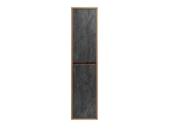 Hangende Badkamerkolom - Licht Naturel En Antraciet - H170 Cm - Tikitki-Vente-unique Sale