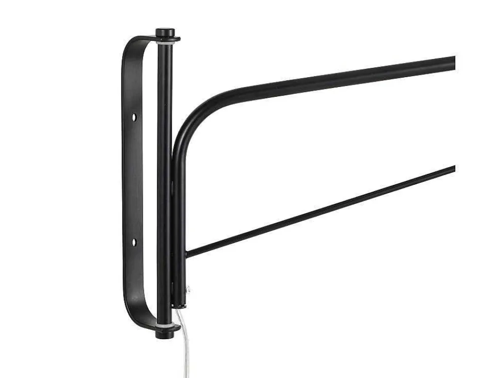 Hangende Wandlamp Van Gebogen Metaal - L65 X D10 X H25 Cm - Zwart En Koperkleurig - Colwood-OZAIA Hot