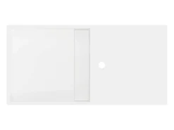 Hangende Wastafel Met Nis - Wit - L80 X B40 X H20 Cm - Goyoko-Shower & Design