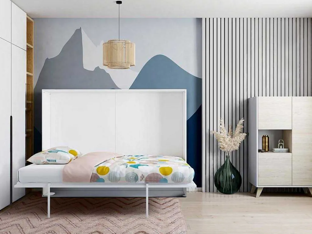 Hanglamp Etnische Stijl Van Bamboe En Zwart Metaal - D 40 X H 120 Cm - Parana-OZAIA