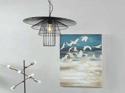 Hanglamp Met Draden Vlindermodel Machaon - Metaal - L59 X H95 Cm - Zwart-OZAIA Sale