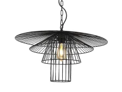 Hanglamp Met Draden Vlindermodel Machaon - Metaal - L59 X H95 Cm - Zwart-OZAIA Sale