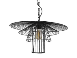 Hanglamp Met Draden Vlindermodel Machaon - Metaal - L59 X H95 Cm - Zwart-OZAIA Sale