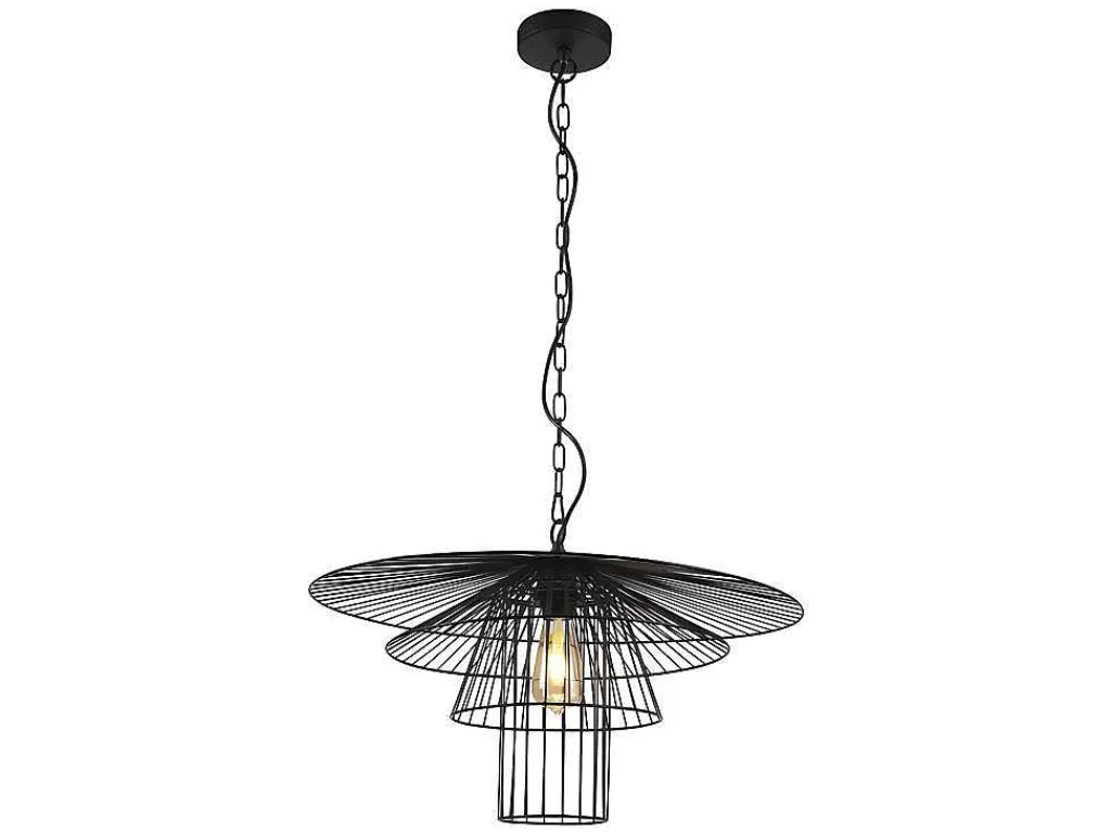 Hanglamp Met Draden Vlindermodel Machaon - Metaal - L59 X H95 Cm - Zwart-OZAIA Sale