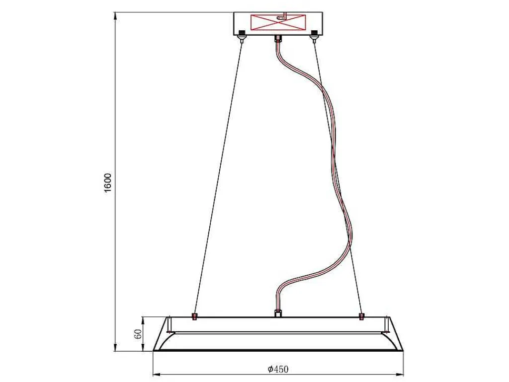 Hanglamp Met Ledverlichting Van Metaal En Aluminium - D45 Cm - Wit En Naturel - Derry-OZAIA Clearance