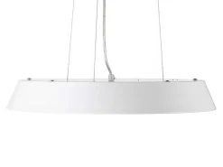 Hanglamp Met Ledverlichting Van Metaal En Aluminium - D45 Cm - Wit En Naturel - Derry-OZAIA Clearance